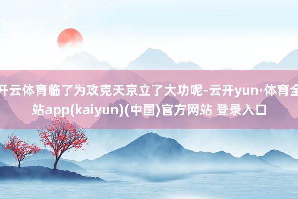 开云体育临了为攻克天京立了大功呢-云开yun·体育全站app(kaiyun)(中国)官方网站 登录入口