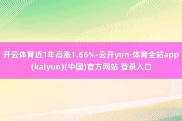 开云体育近1年高涨1.66%-云开yun·体育全站app(kaiyun)(中国)官方网站 登录入口